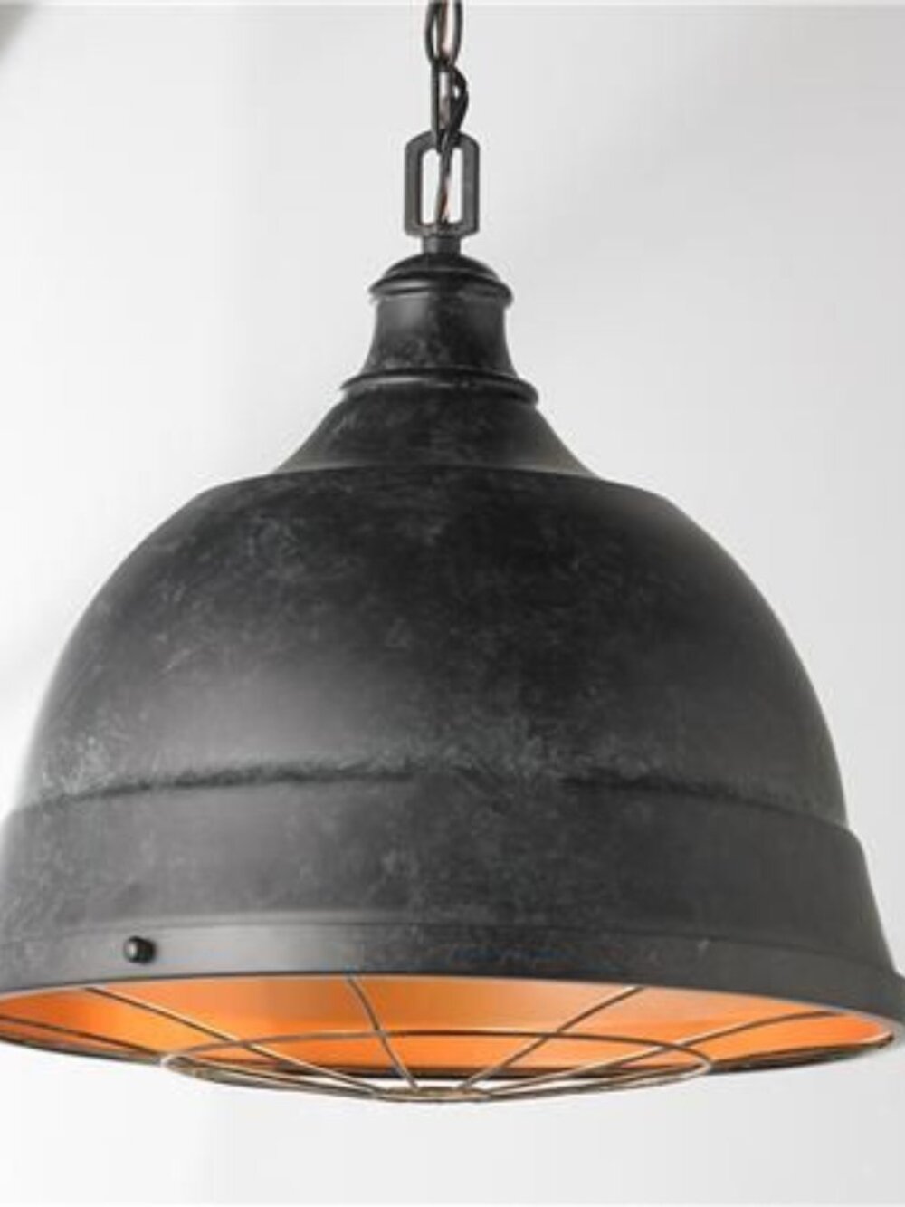 NEW Shades of Light Weathered Industrial Caged Pendant - 2 Light - REDUCED!